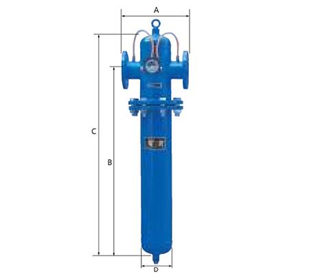 Flanged Compressed Air Filters, Grade XF9 Filteration